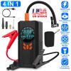 3000A 150PSI 12V Portable Jump Starter with Air Compressor 9.0L Gas/8.0L Diesel Jumper Box with 3 Light Modes Power Bank LCD Display