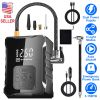 150PSI Cordless Tire Inflator with Car Charger Digital Air Compressor with LED Light Emergency Power Bank for Cars Motorcycles Bicycles Balls