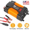 500W Continuous Power Inverter DC 12V To AC 110V Car 4000w Peak Power Inverter w/ Dual 5V 2.1A USB Ports For RV Caravan Truck Laptop