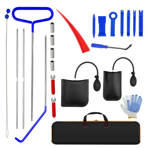 68 Inch Puller J Hook, Portable Auto Tool Set 25 Pieces, Stainless Steel Hybrid Fifth Wheel Pin Puller 68 Inch Puller J Hook, Portable Auto Tool Set 25 Pieces, Stainless Steel Hybrid Fifth Wheel Pin Puller