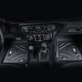 Car floor mats trunk mat compatible with Wrangler JT 3D TPE foot covers all-weather car accessories