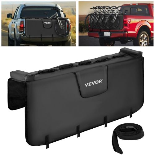 VEVOR Tailgate Pad for Bikes, Tailgate Protection Cover Carries UP to 5 Mountain Bikes,54" Bike Pickup Pad for Pickup Truck
