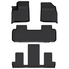 TPE Carpet Fits 18-24 Chevy Traverse 7-Seat 3D Floor Mats
