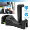 Car Hook Car Seat Back Hook Car Headrest Hook Hanger with Phone Mount Holder Lock Phone Bracket